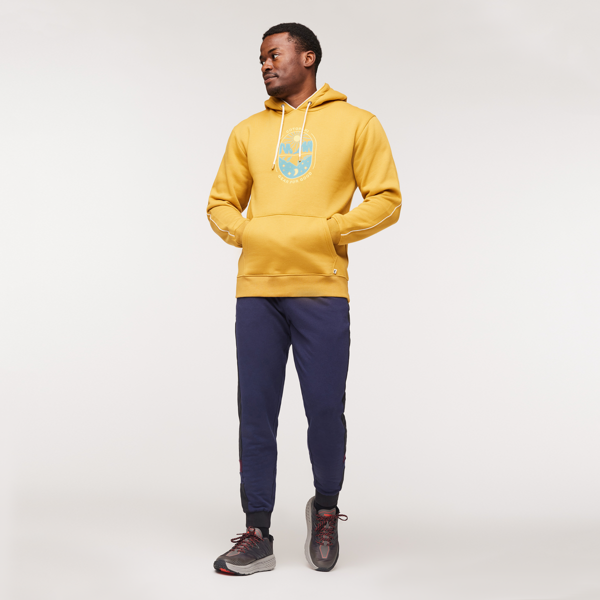 Alternative view of Day And Night Pullover Hoodie - Men's