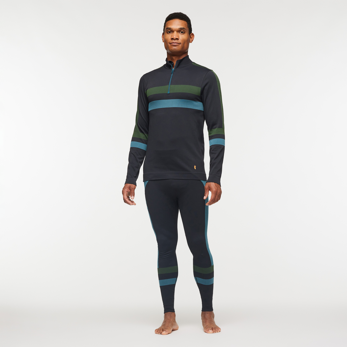 Alternative view of Debajo Seamless Baselayer Quarter-Zip - Men's