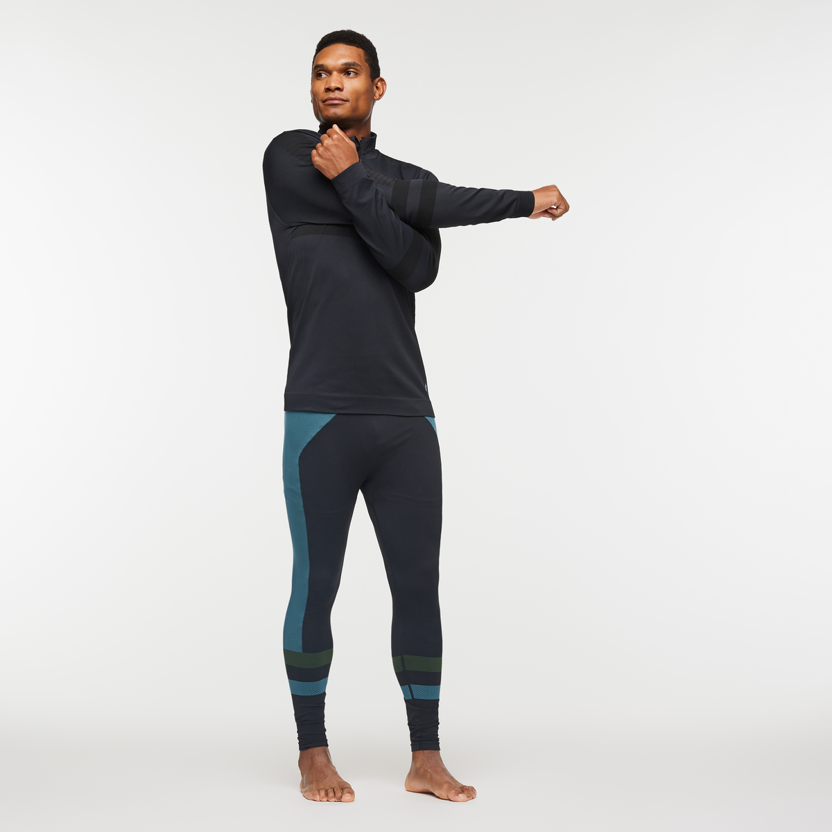Alternative view of Debajo Seamless Baselayer Quarter-Zip - Men's