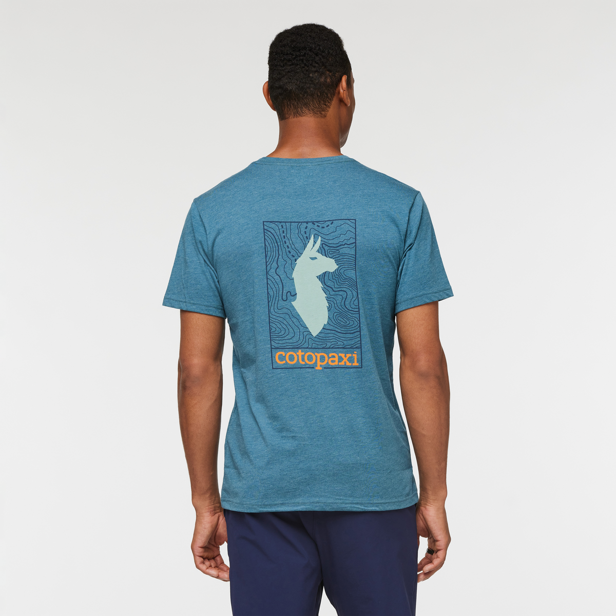 Alternative view of Llama Map T-Shirt - Men's