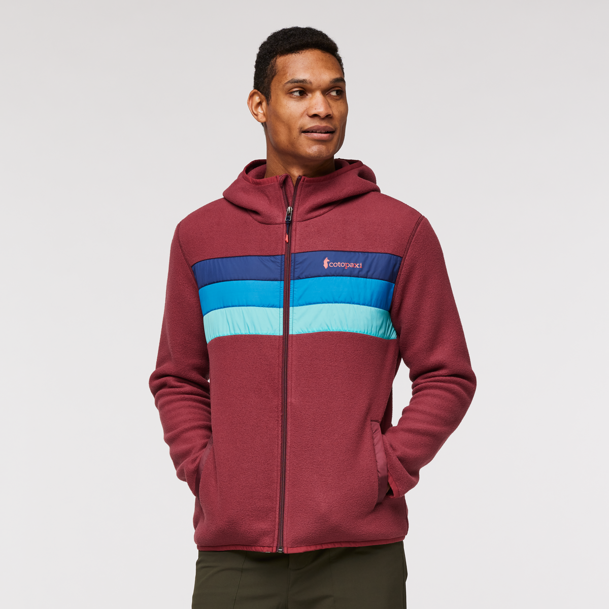 Alternative view of Teca Fleece Hooded Full-Zip Jacket - Men's