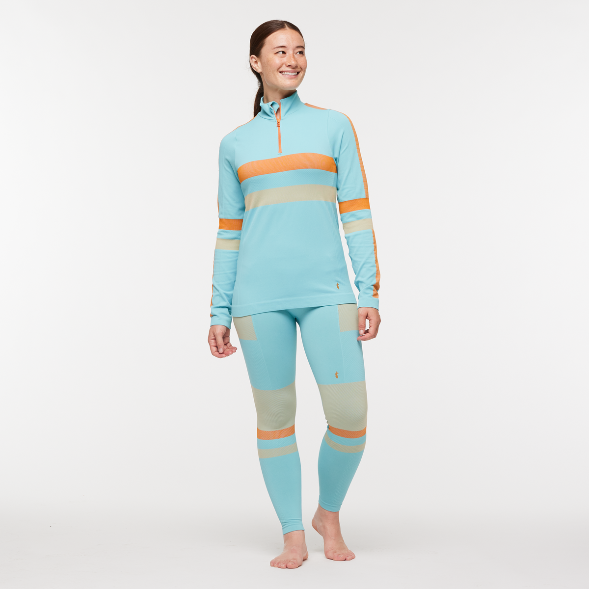 Alternative view of Debajo Seamless Baselayer Quarter-Zip - Women's