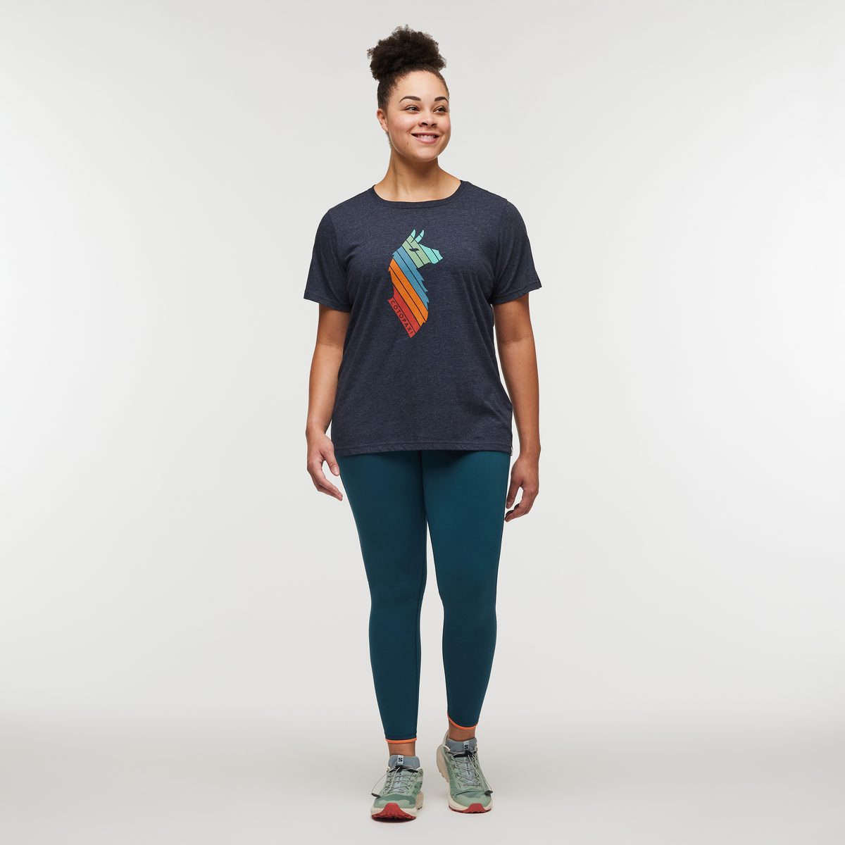 Alternative view of Llama Stripes T-Shirt - Women's