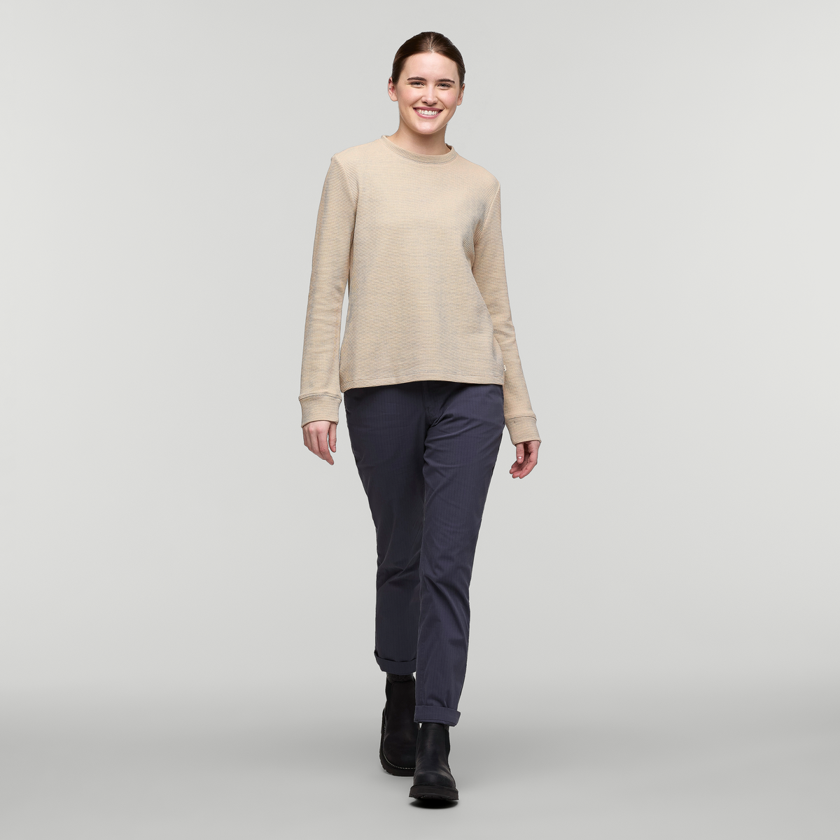 Alternative view of Atajo Long-Sleeve Waffle Shirt - Women's