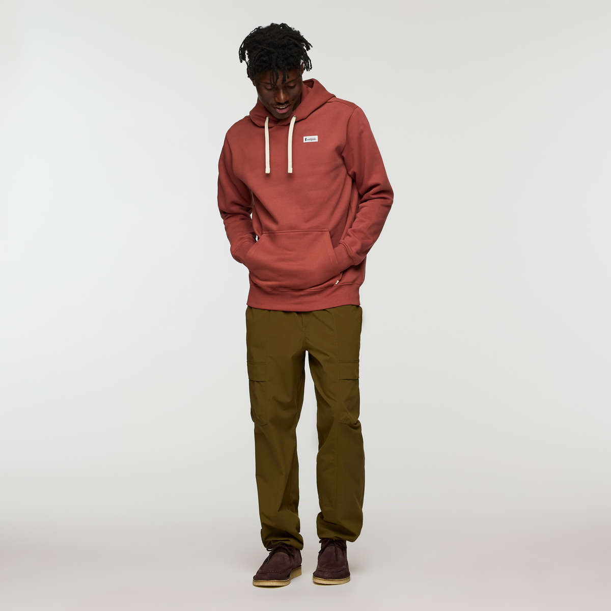 Alternative view of Llama Patch Pullover Hoodie - Men's