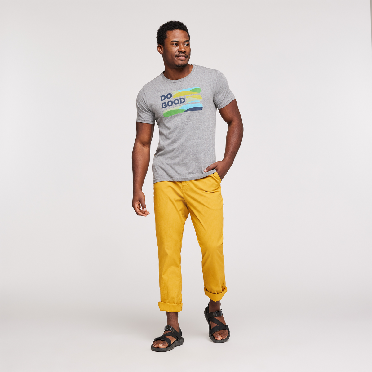 Alternative view of Do Good Stripe T-Shirt - Men's