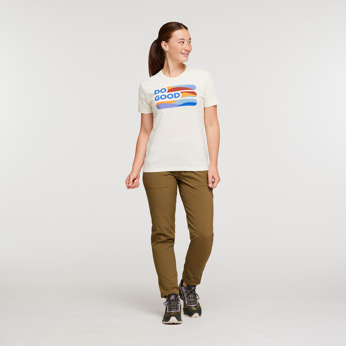 Alternative view of Do Good Stripe T-Shirt - Women's