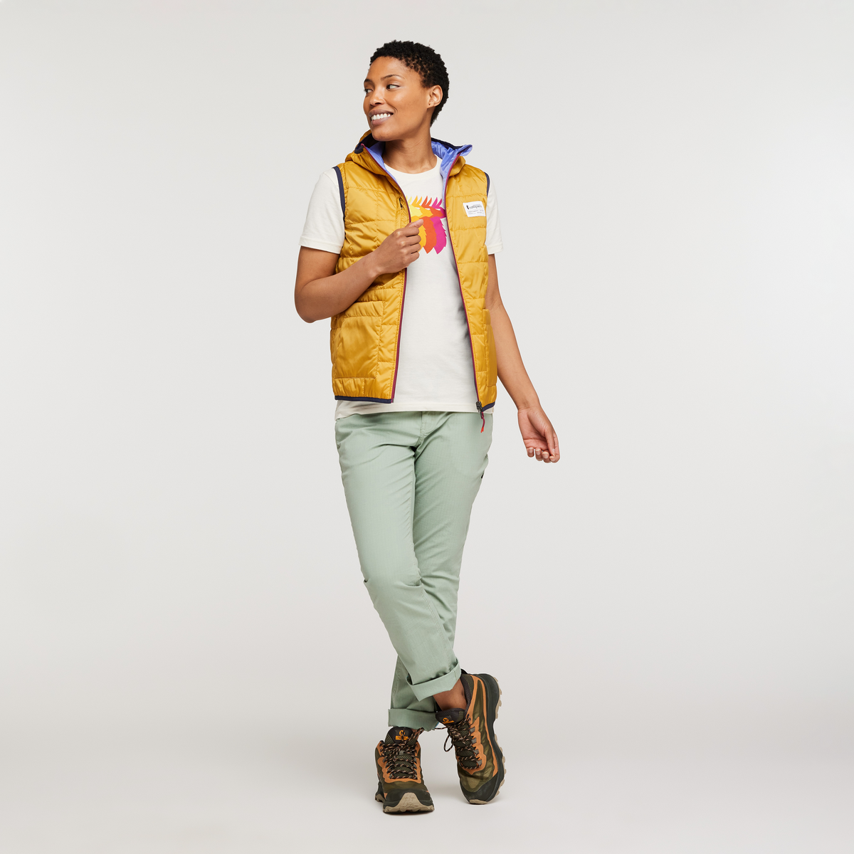 Teca Cálido Reversible Hooded Vest - Women's - Image 3