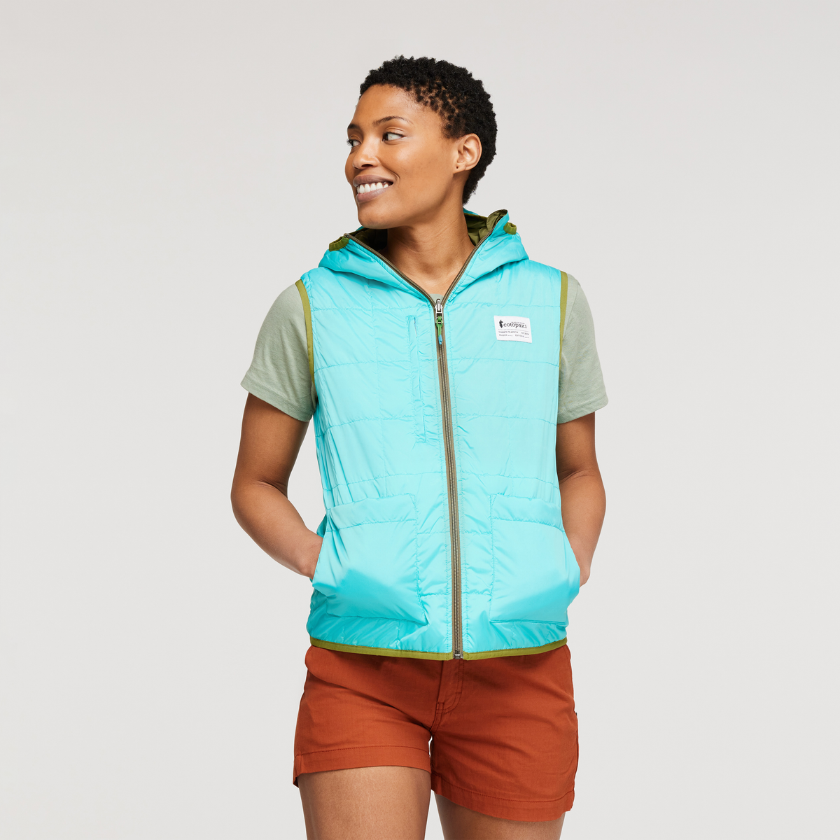 Teca Cálido Reversible Hooded Vest - Women's - Image 8