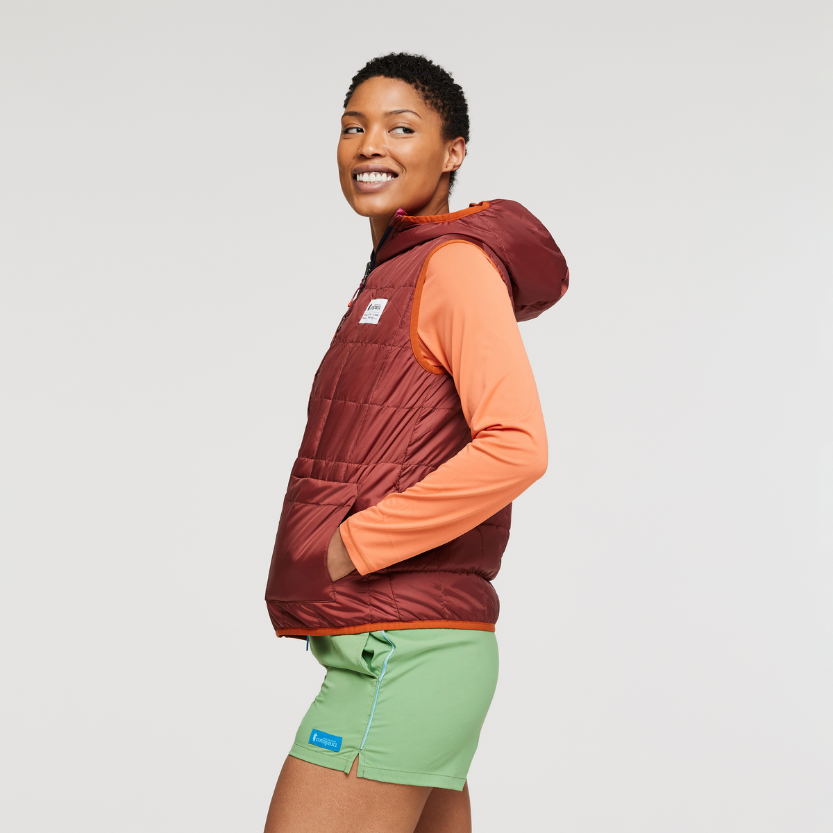 Teca Cálido Reversible Hooded Vest - Women's - Image 18