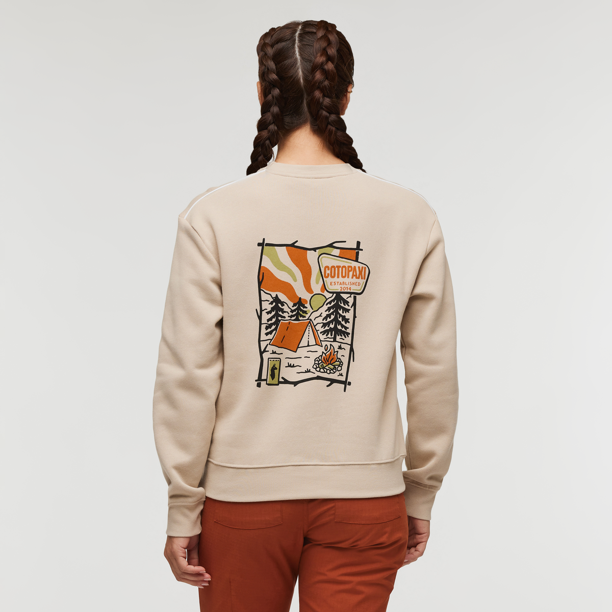Alternative view of Camp Life Crew Sweatshirt - Women's