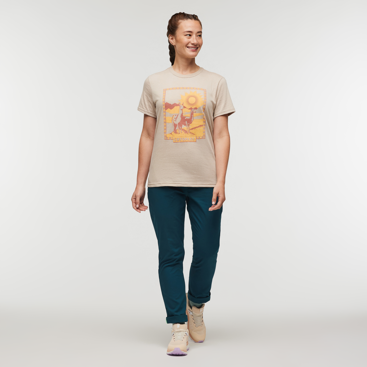 Alternative view of Llama Greetings T-Shirt - Women's