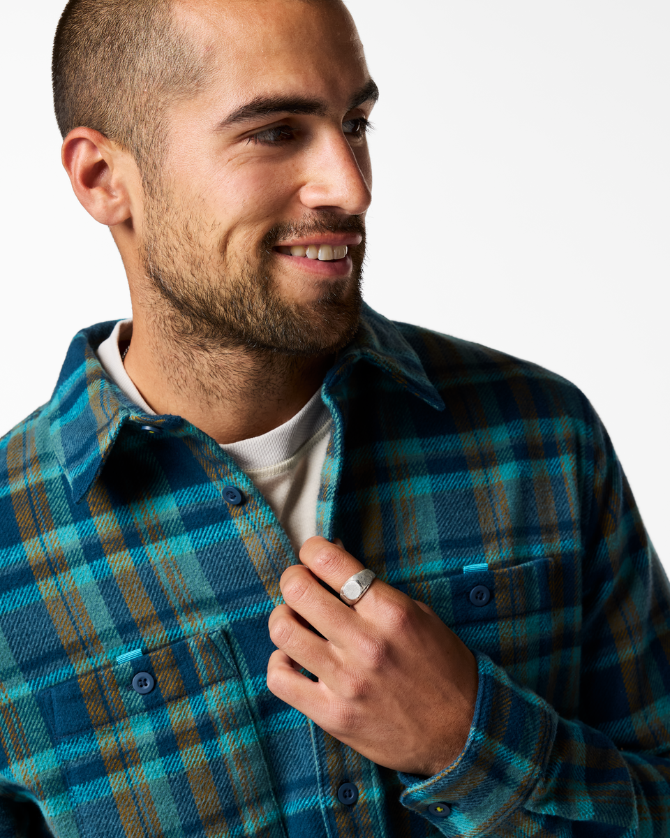 Mero Organic Flannel Shirt - Men's - Image 4