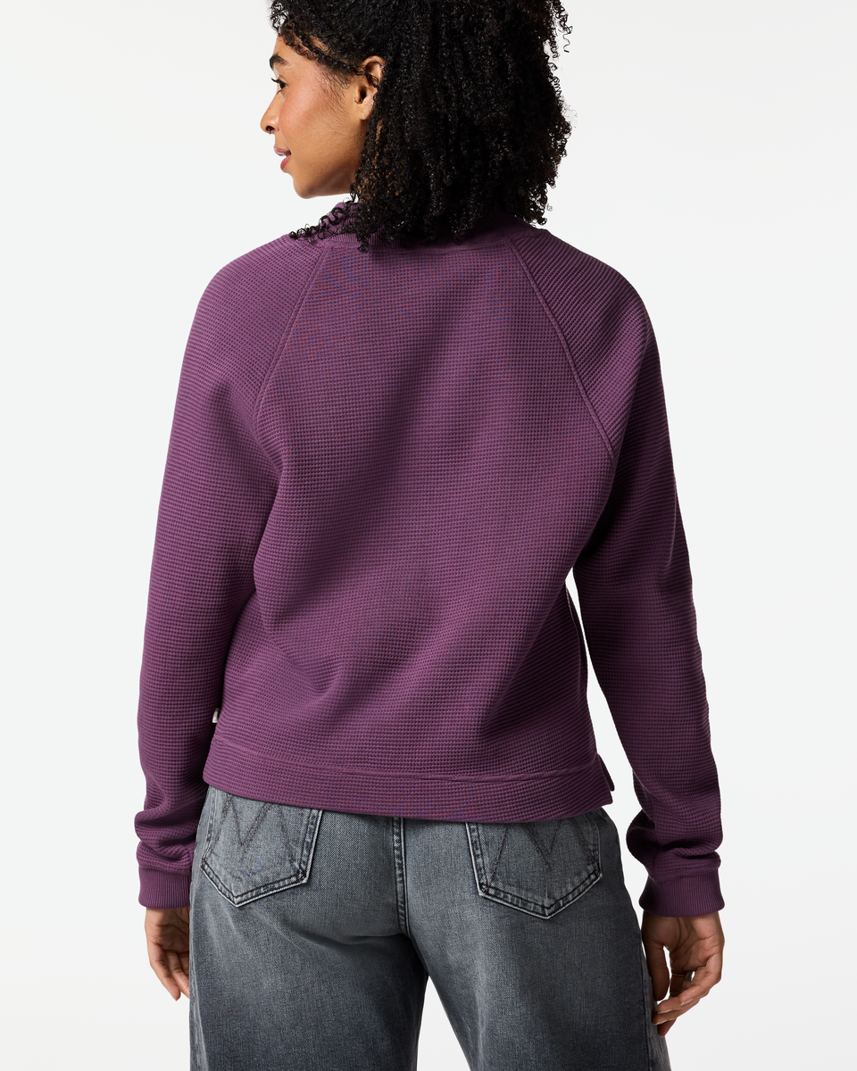 Atajo Long-Sleeve Waffle V-Neck - Women's - Image 14