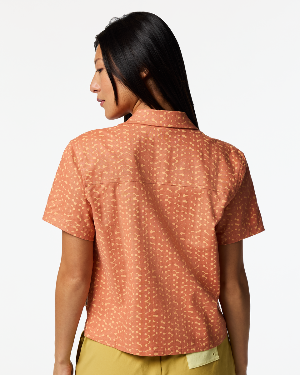 Afuera Button Up Shirt - Print - Women's - Image 9