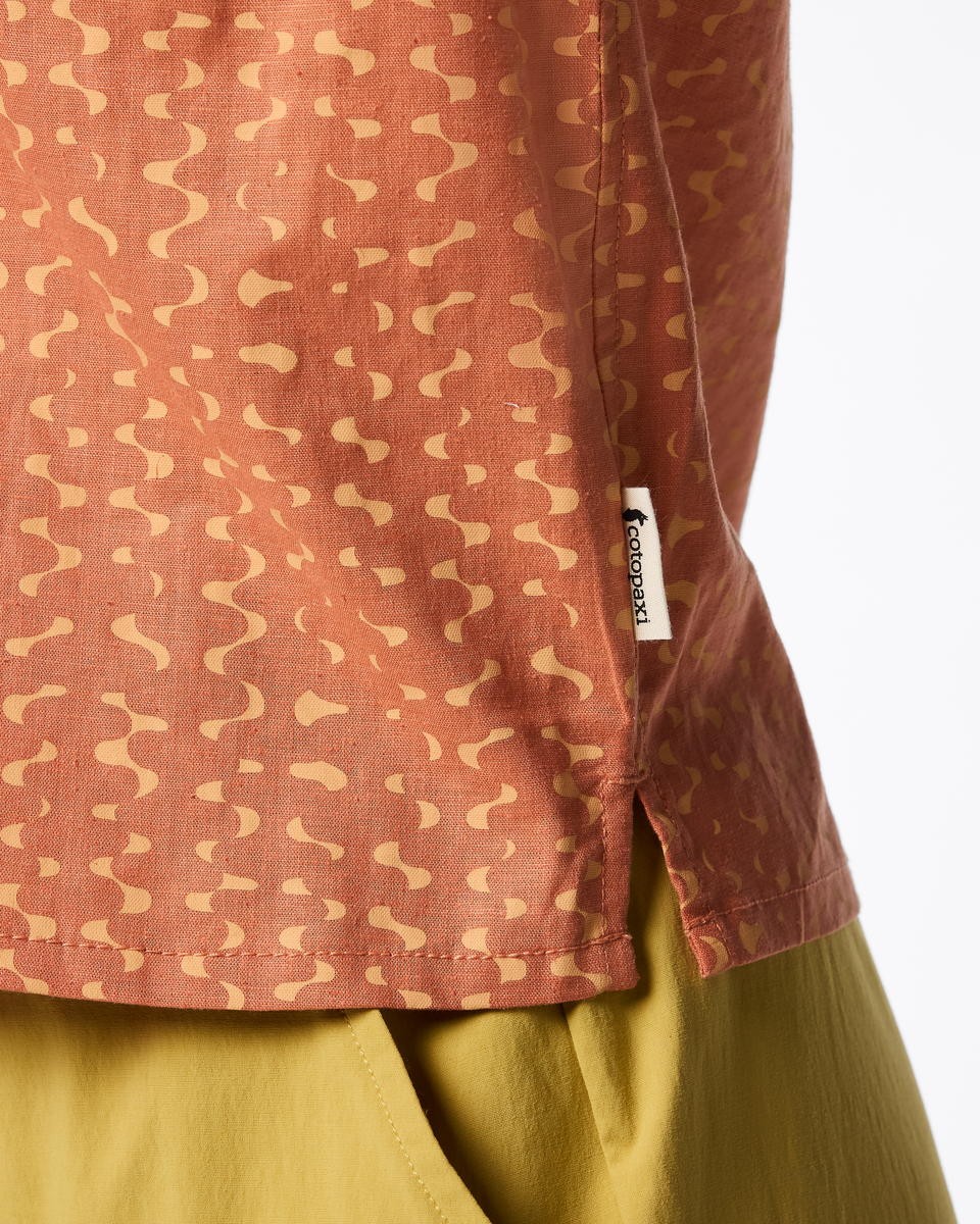 Afuera Button Up Shirt - Print - Women's - Image 11