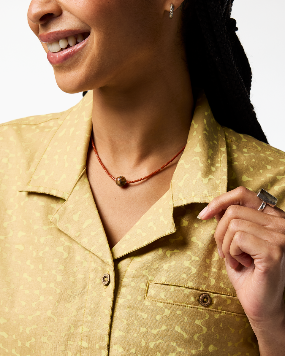 Afuera Button Up Shirt - Print - Women's - Image 17