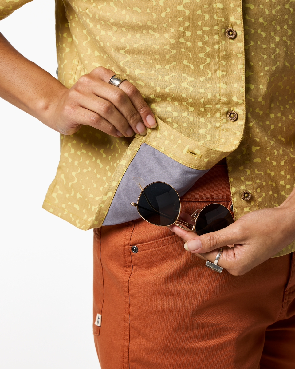 Afuera Button Up Shirt - Print - Women's - Image 18